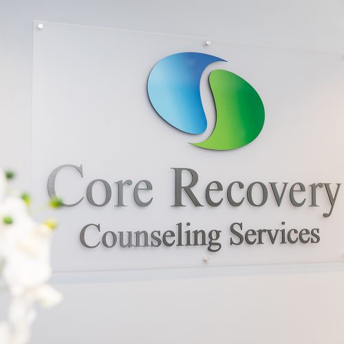 Photo of the Core Recovery sign